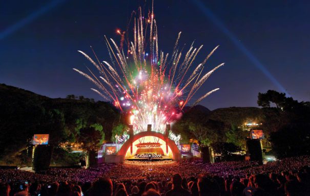 Picture of a fire crackers on the stage show