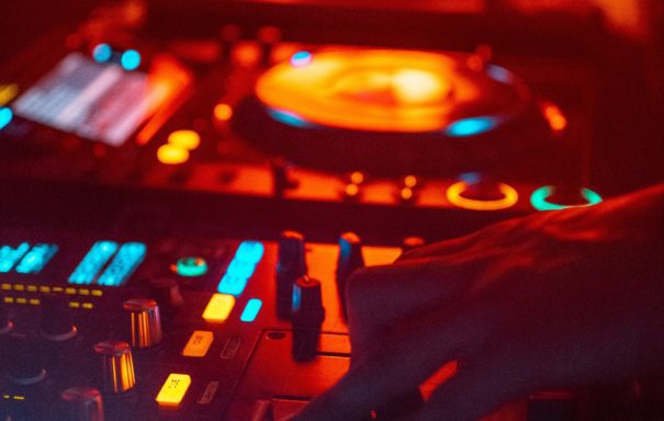 Picture of machines of DJ