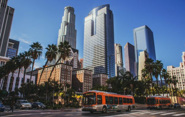 Los angeles city in day time